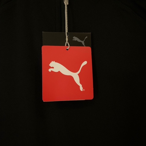 Puma Mesh 1/4 Zip Longsleeve, Size Small, Black - Picture 4 of 10